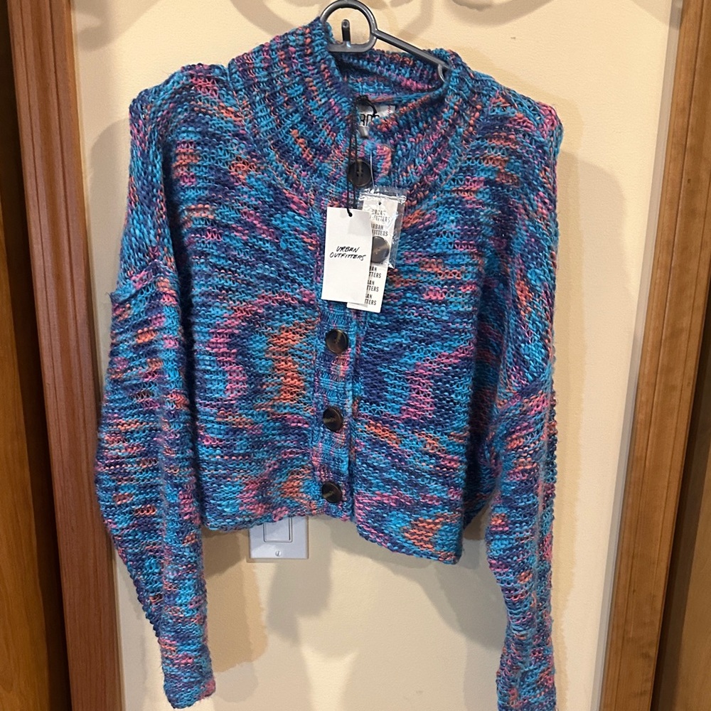 Urban Outfitters Colorful Knit Cardigan
